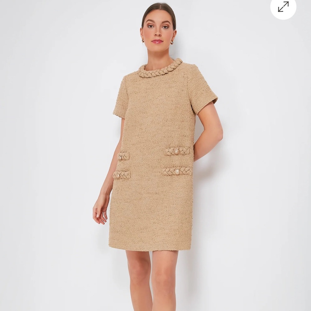 TUCKERNUCK $268 Croissant Tweed Jackie Dress XXL Worn once! - Picture 3 of 7